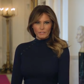 Melania Trump tells people to go outside and “breathe in some fresh air” during coronavirus pandemic
