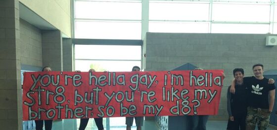That time a straight teen asked his gay best friend to prom in the cutest promposal ever