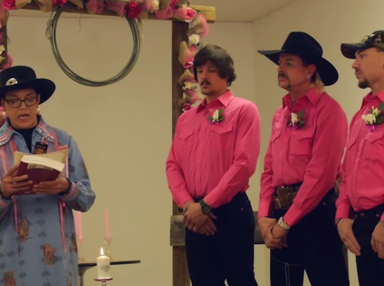WATCH: Joe Exotic's entire throuple wedding video has found its way online