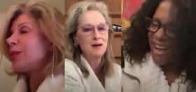 WATCH: Christine Baranski, Meryl Streep & Audra McDonald are the ladies who lunch (from home)