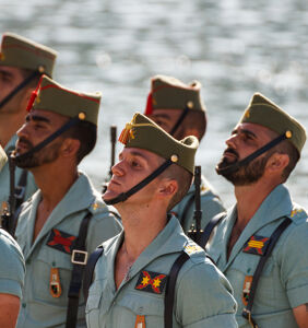 Everyone’s salivating over the elite Spanish Army’s revealing uniforms