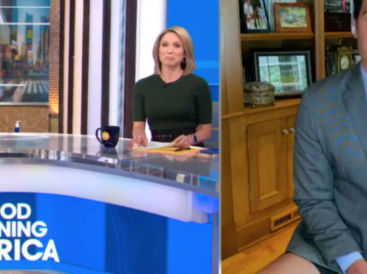 News reporter gets caught without pants in at-home interview