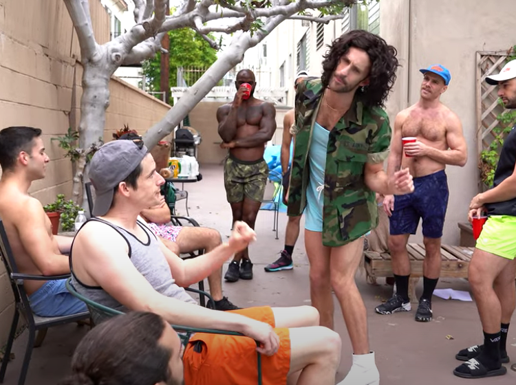 WATCH: Jimmy Fowlie crashes a West Hollywood pool party with disastrous results