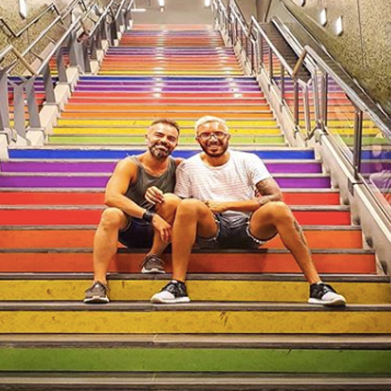 PHOTOS: Check out this fabulous subway station named after a queer Argentinian hero
