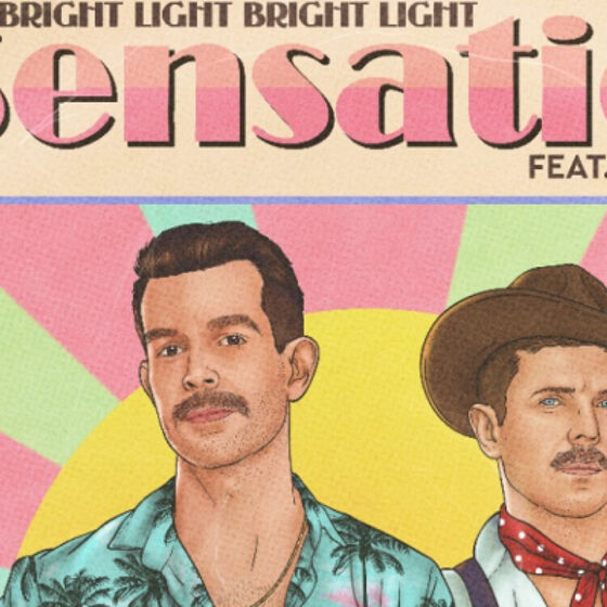 Bright Light Bright Light just put out a new song with Jake Shears! We are here for it