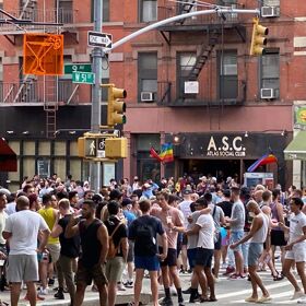 Hordes of people pack New York’s gayborhood without masks or distancing