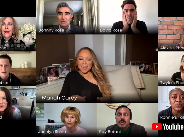 WATCH: Mariah Carey dueting with the cast of ‘Schitt’s Creek’ is everything we need today