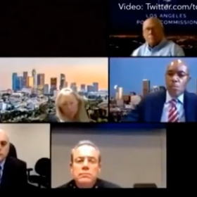 WATCH: LAPD chief told to “suck my d*ck and choke on it” during live Zoom call