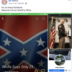 Sheriff insists racist “White Guys Only” Grindr profile doesn’t belong to his officer