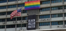US embassy removes its Black Lives Matter banner and rainbow flag