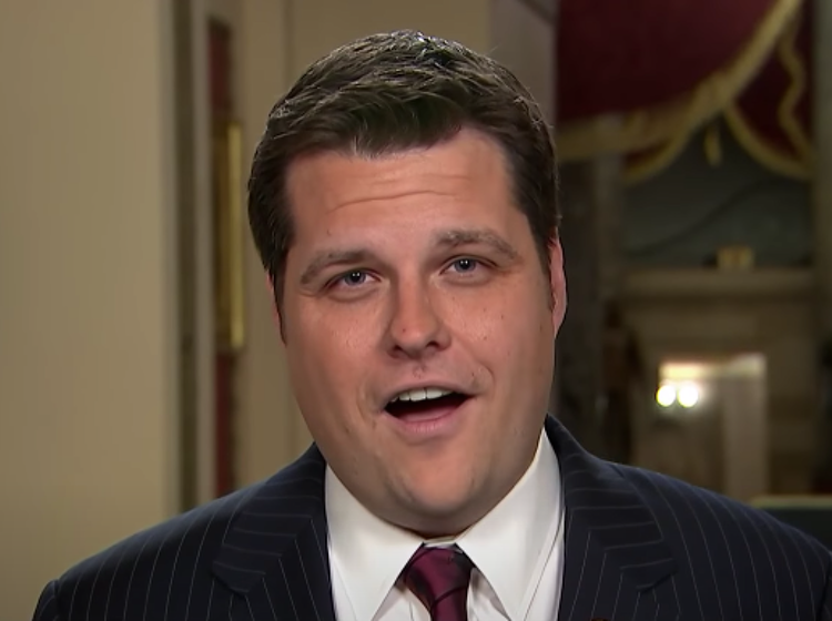 That time everyone thought Matt Gaetz killed his college roommate during a “gay sex game gone wrong”