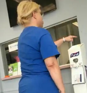 Dental office Karen getting the door slammed in her face might be the most satisfying thing you see today