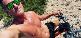 Luke Evans posts sweet, and ridiculously hot, vacation photos