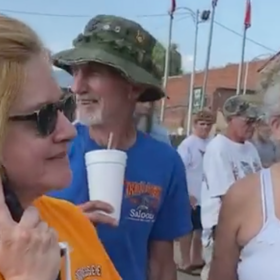 WATCH: This homophobic 4th of July Karen is definitely not making America great