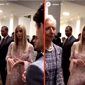 Super embarrassing video of Ivanka talking to world leaders re-trends on its one year anniversary