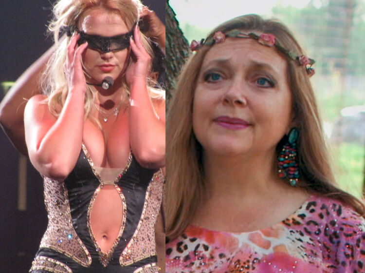 ‘Tiger King’s’ Carole Baskin rushes to the defense of Britney Spears. Really.
