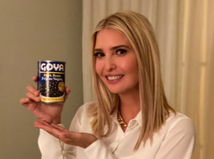 Ivanka’s embarrassing Goya bean photo op inspires memes and a potential ethics investigation