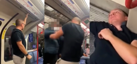 Maskless bigot knocked unconscious after going on racist tirade on crowded subway