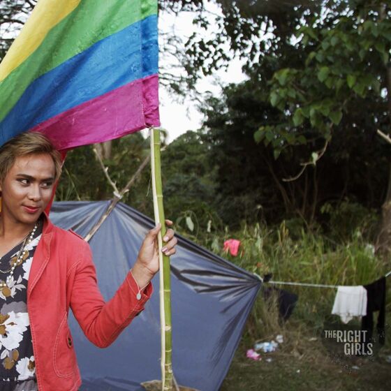 Trans women risked their lives to join in the migrant caravan. ‘The Right Girls’ tells their story.