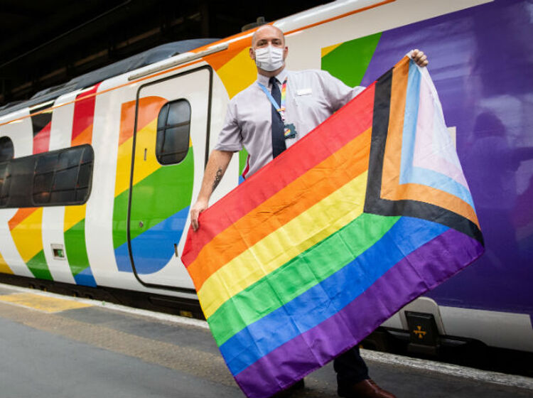 Rainbow-flag train with LGBTQ crew launched by major travel operator