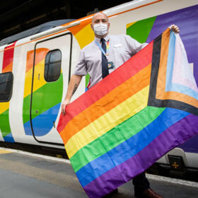 Rainbow-flag train with LGBTQ crew launched by major travel operator