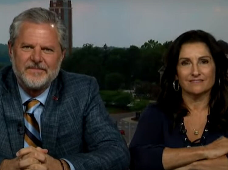 Jerry Falwell Jr.’s pool boy sex scandal has been immortalized forever in memes