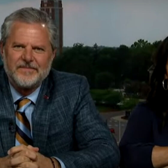 Jerry Falwell Jr.’s pool boy sex scandal has been immortalized forever in memes