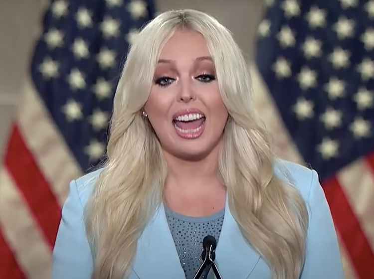 In a desperate attempt to reach her father, Tiffany Trump compares him to God during her RNC speech