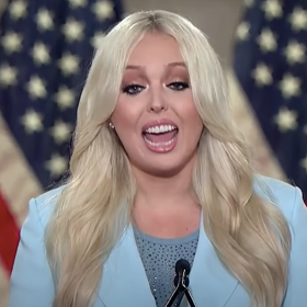 In a desperate attempt to reach her father, Tiffany Trump compares him to God during her RNC speech