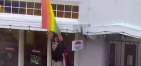 Florida man dubbed “Captain America” steals restaurant’s pride flag, attacks owner with it