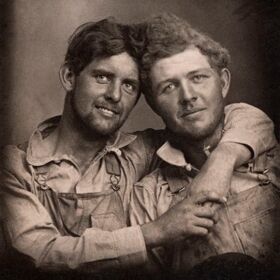 Stunning new photography book showcases men in love between 1850 and 1950