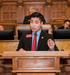 Sam Park is a strapping, gay, Asian American millennial making history in Georgia politics