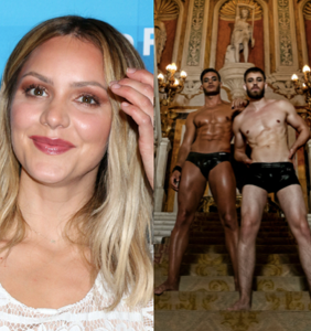 Guys in leather thongs, Lindsey Graham’s a wreck, Katharine McPhee supports antigay Republicans