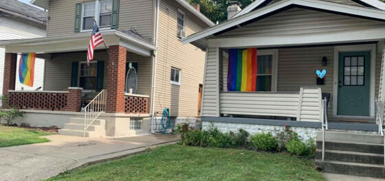 Woman’s pride flag is stolen and neighbors respond in best way possible