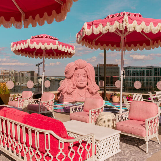 Dolly Parton-inspired rooftop bar opens at Nashville hotel