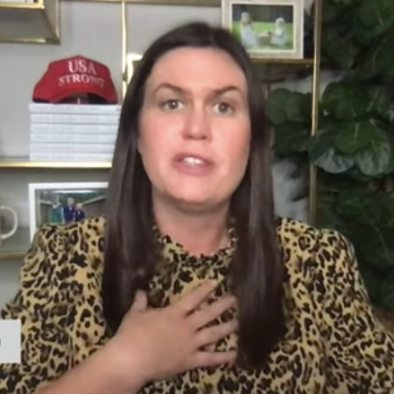 Sarah Huckabee Sanders kicks off 15-stop “Freedom Tour” by being epically trolled