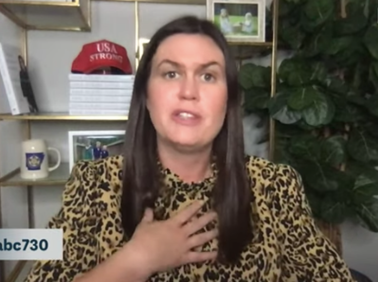 Sarah Huckabee Sanders kicks off 15-stop “Freedom Tour” by being epically trolled