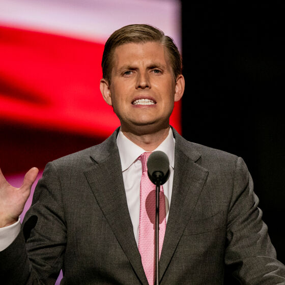 So Eric Trump came out on Fox News this morning and everyone’s like “Um… what?”