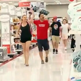 Maskless mob tries to incite chaos inside a Target