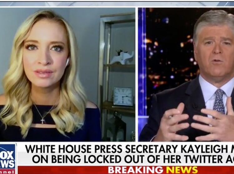 Kayleigh McEnany whines about being “permanently” banned from Twitter for lying