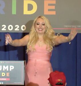 Possibly drunk Tiffany Trump headlined a Trump Pride rally because, well, 2020