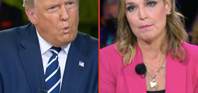The internet is stanning Savannah Guthrie for calling Trump a “crazy uncle” to his face