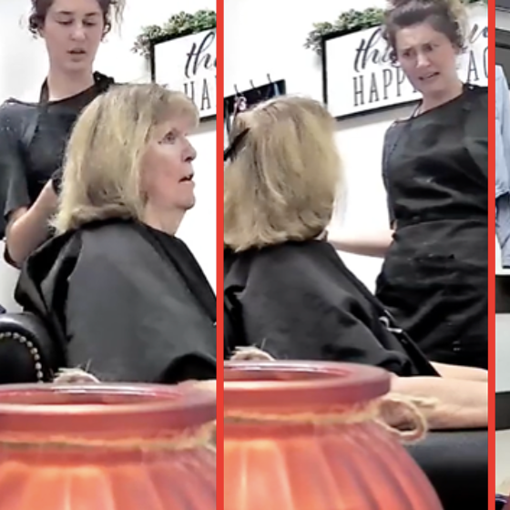 Karen told to go home and wash dye out of hair herself after having racist hissy fit inside salon