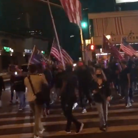 “Gays For Trump” storm the streets of West Hollywood to flaunt their internalized homophobia