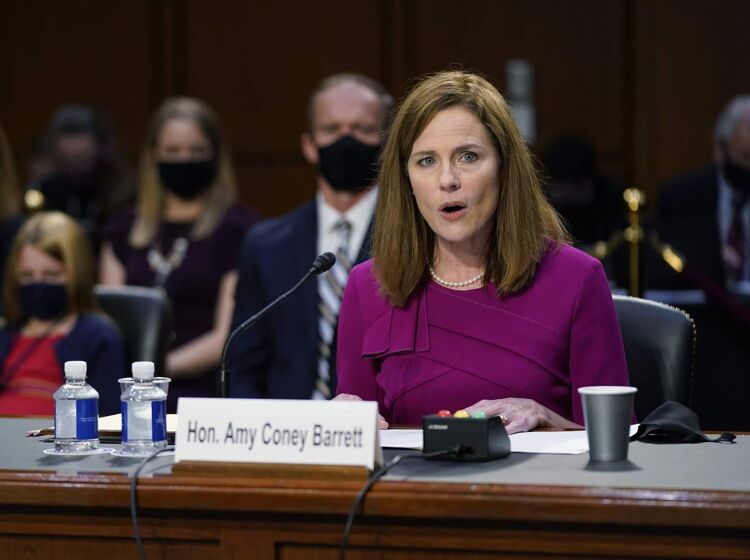 Gay Twitter tears into Amy Coney Barrett after she implies being gay is a choice