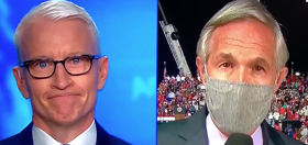 40 second clip of Anderson Cooper’s face captures America’s mood