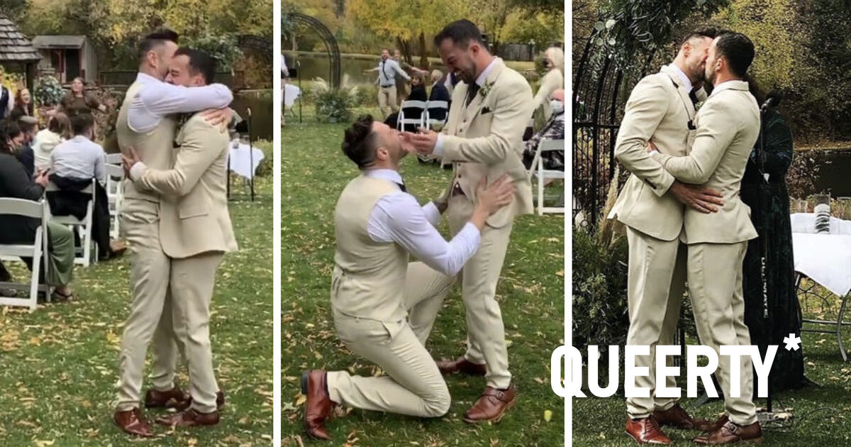 WATCH: Groom surprises husband with ‘Stupid Love’ flash mob at wedding