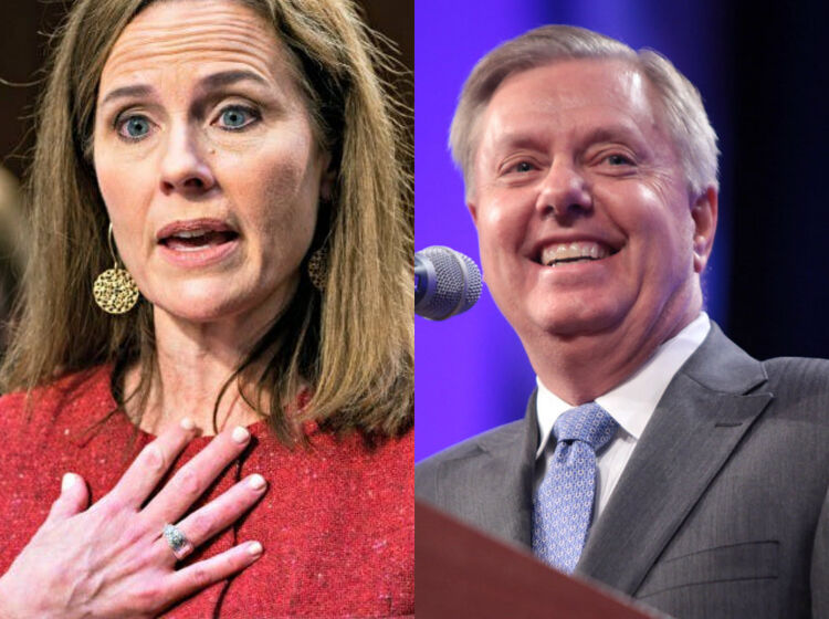 Lindsey Graham and Amy Coney Barrett hint that marriage equality could lead to polygamy