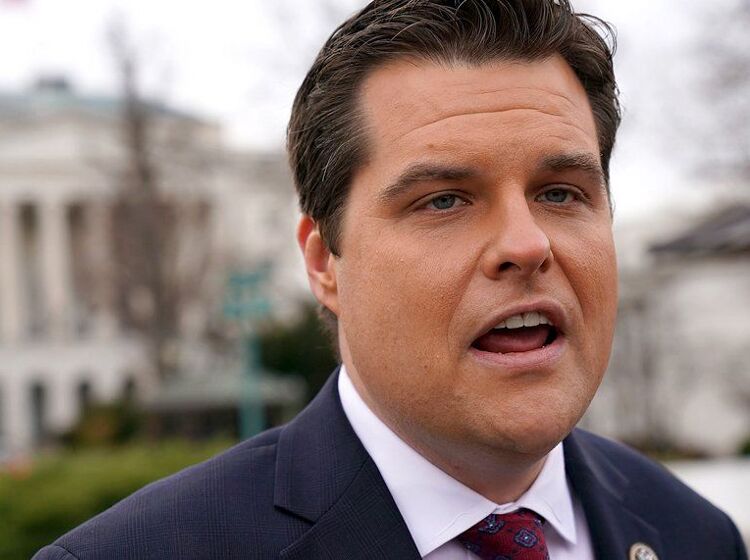 Of course Matt Gaetz is considering quitting Congress for a career in television