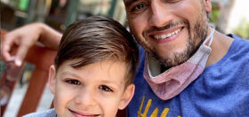 Gay dad shuts down inquiry about whether he wants his son to like guys or girls